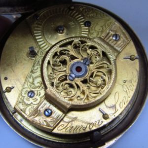 Samson (Londres) Reloj de Bolsillo para caballero, Lepine, Verge Fusee (Catalino). Ca. 1800
