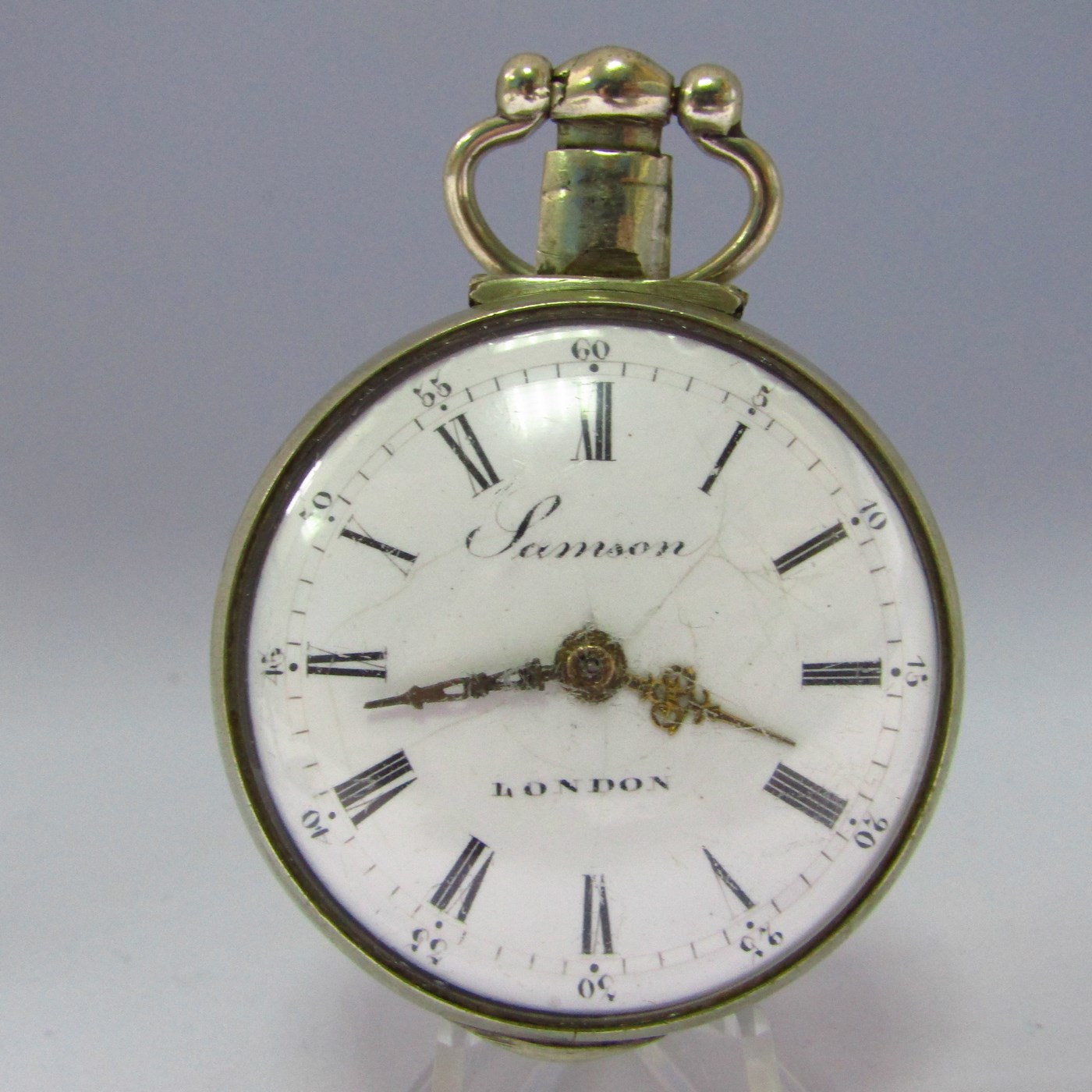 Samson (Londres) Reloj de Bolsillo para caballero, Lepine, Verge Fusee (Catalino). Ca. 1800