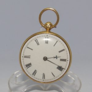 SARAH LEFEVER (London). Reloj de Bolsillo, Half Fusee (Semicatalino), Lepine. Año 1840.