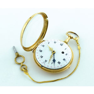 Sauvigny (París). Reloj de Bolsillo, Verge Fusee. Circa, 1840.