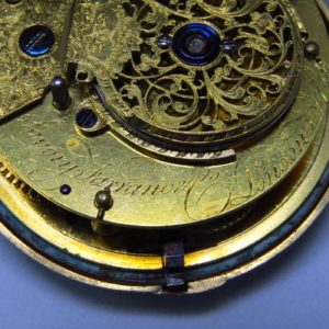 SAVORY FARRAND (Londres, 1790). Reloj de Bolsillo Lepine, Verge Fusee (Catalino).