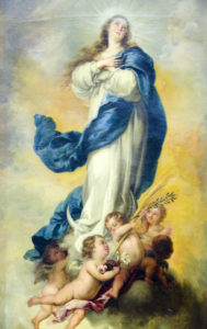 Seguidor de MURILLO. Óleo sobre lienzo. ""Inmaculada"