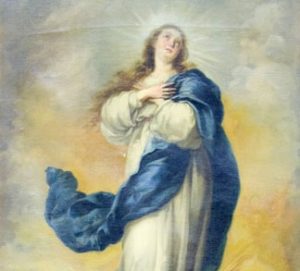 Seguidor de MURILLO. Óleo sobre lienzo. ""Inmaculada"