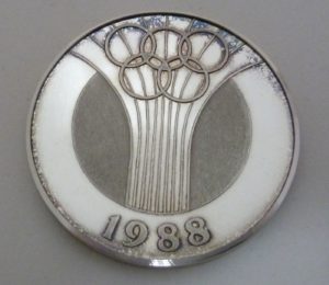 Seúl, Corea del Sur. 1988. Lote dos Monedas Conmemorativas Juegos Olímpicos.