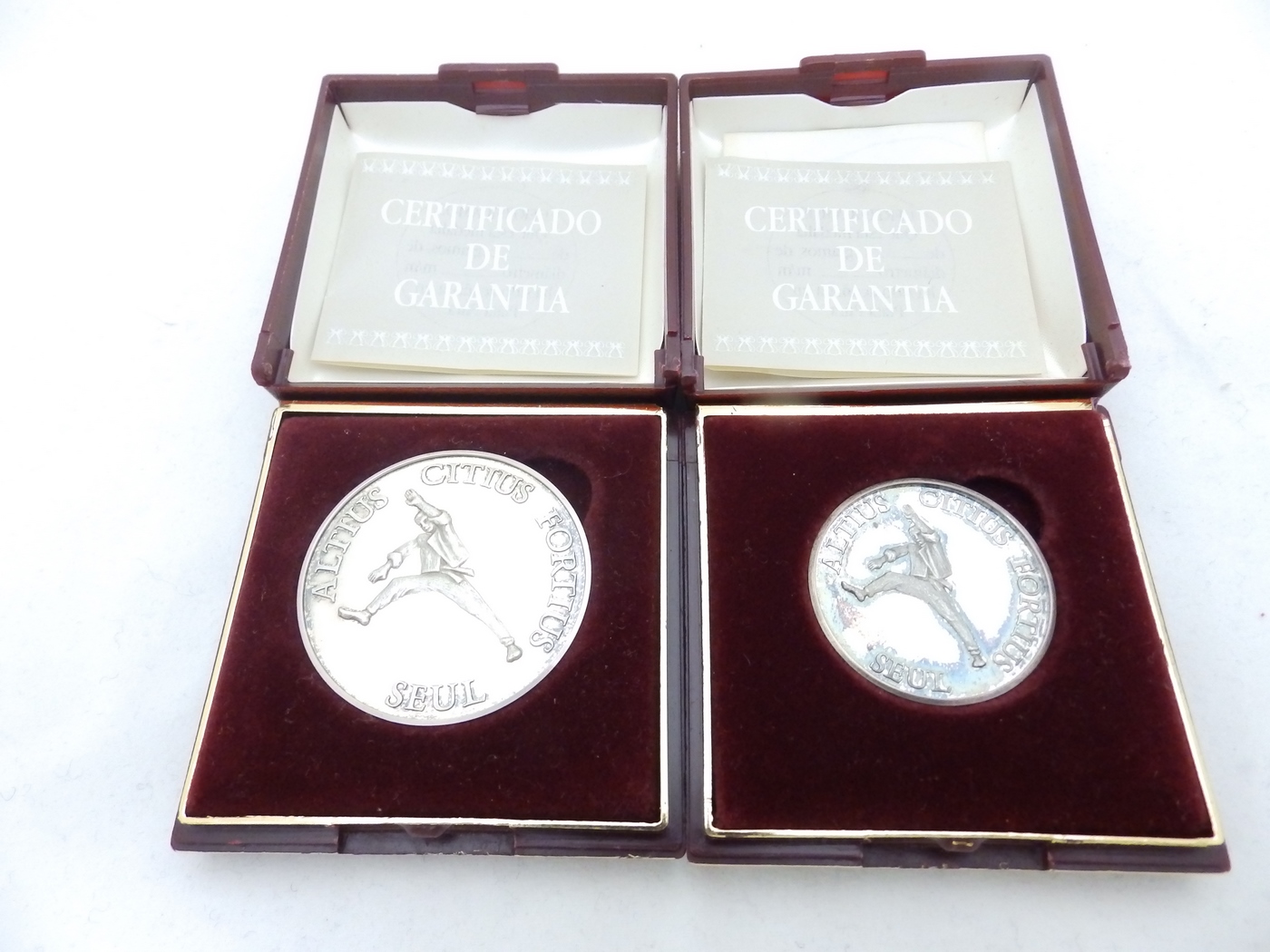 Seúl, Corea del Sur. 1988. Lote dos Monedas Conmemorativas Juegos Olímpicos.