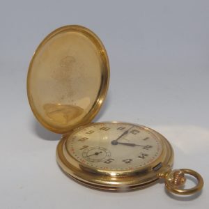 SILVANA (Suiza). Reloj de Bolsillo para Caballero, Saboneta y Remontoir. Ca. 1900