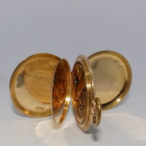 SILVANA (Suiza). Reloj de Bolsillo para Caballero, Saboneta y Remontoir. Ca. 1900