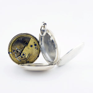 Skarratt & Co. (Worcester). (Bian Loomes, pág. 214). Reloj de Bolsillo, saboneta, Half Fusee (Semicatalino). Londres, 1859.