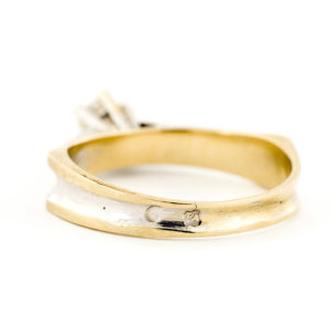 SOLITARIO DE ORO BLANCO