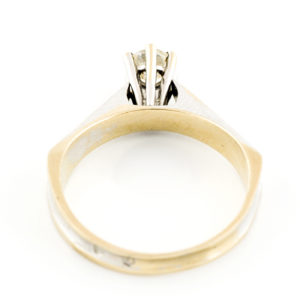 SOLITARIO DE ORO BLANCO
