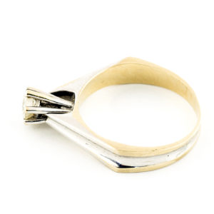 SOLITARIO DE ORO BLANCO