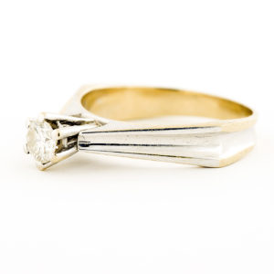 SOLITARIO DE ORO BLANCO