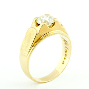Solitario en Oro de 18k, con Diamante Talla Brillante de 1,21 ct. (Certificado IGE) K/VS2