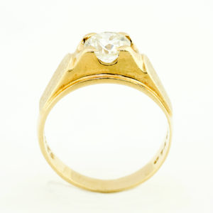 Solitario en Oro de 18k, con Diamante Talla Brillante de 1,21 ct. (Certificado IGE) K/VS2