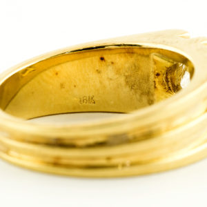 Solitario en Oro de 18k. Diamante Talla Brillante de 1,14 ct. O-R/SI2. 12,48 gr.