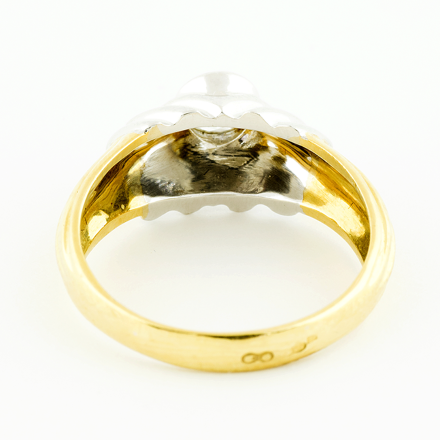 Sortija en oro de 18k con Diamante Natural talla Brillante de 0,25 ct.