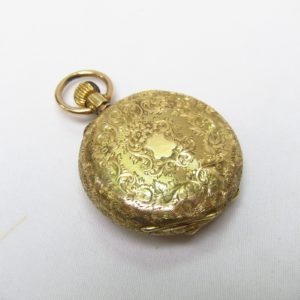 STAUFFER & SON, Co. (S.S&C.). Reloj de colgar, media saboneta (cazador)y remontoir. Ca. 1850.