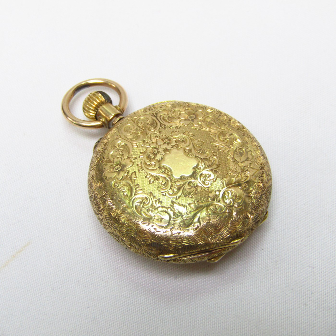 STAUFFER & SON, Co. (S.S&C.). Reloj de colgar, media saboneta (cazador)y remontoir. Ca. 1850. STAUFFER & SON, Co. (S.S&C.). Reloj de colgar, media saboneta (cazador)y remontoir. Ca. 1850.