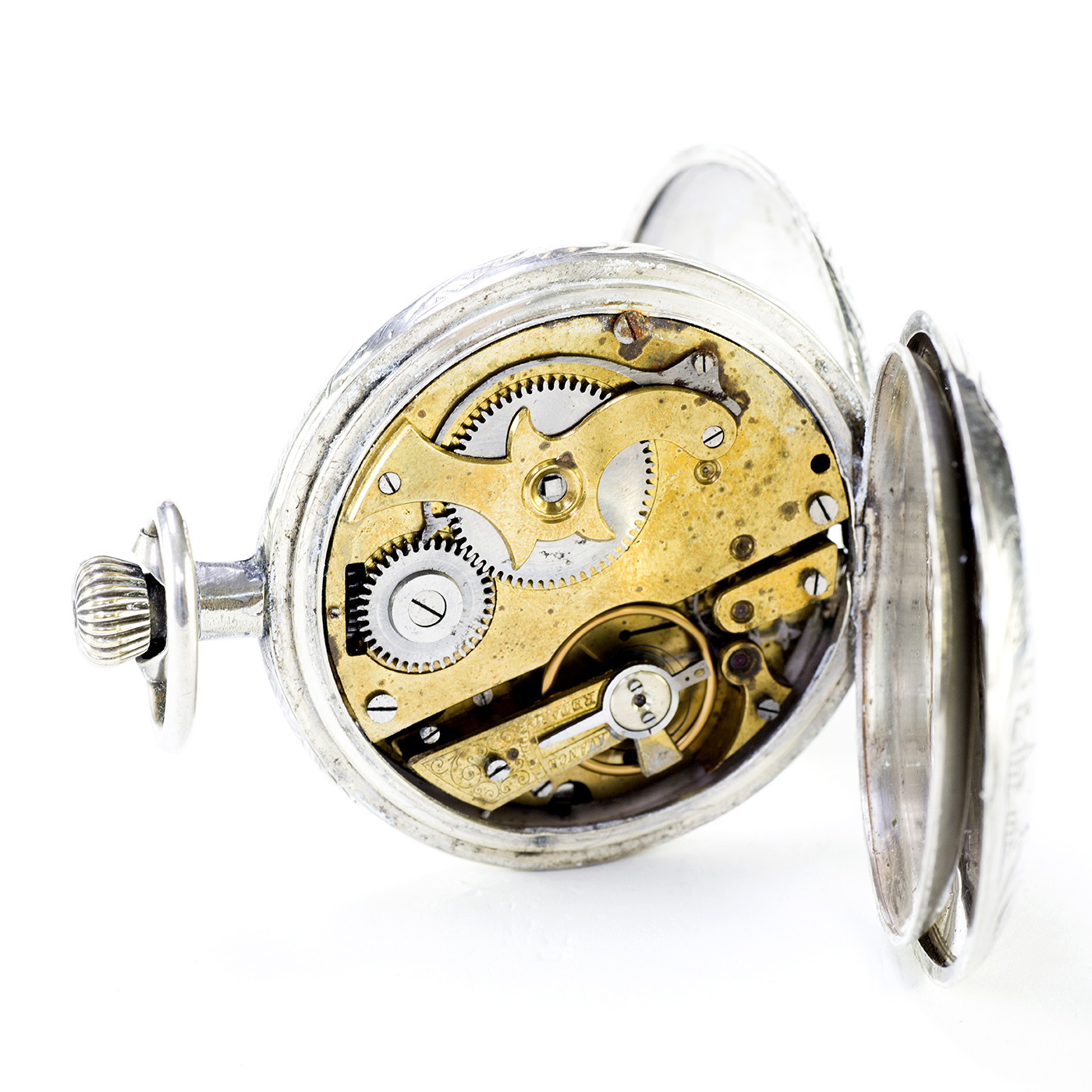 SYSTEME ROSKOPF. Reloj de bolsillo, saboneta y remontoir. Suiza. Ca. 1900. SYSTEME ROSKOPF. Reloj de bolsillo, saboneta y remontoir. Suiza. Ca. 1900.