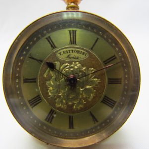 T. FATTORINI, Suiza. Reloj de Bolsillo-Colgar, unisex, lepine. Ca. 1900