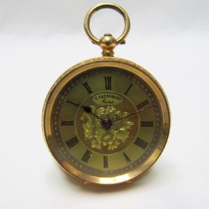 T. FATTORINI, Suiza. Reloj de Bolsillo-Colgar, unisex, lepine. Ca. 1900