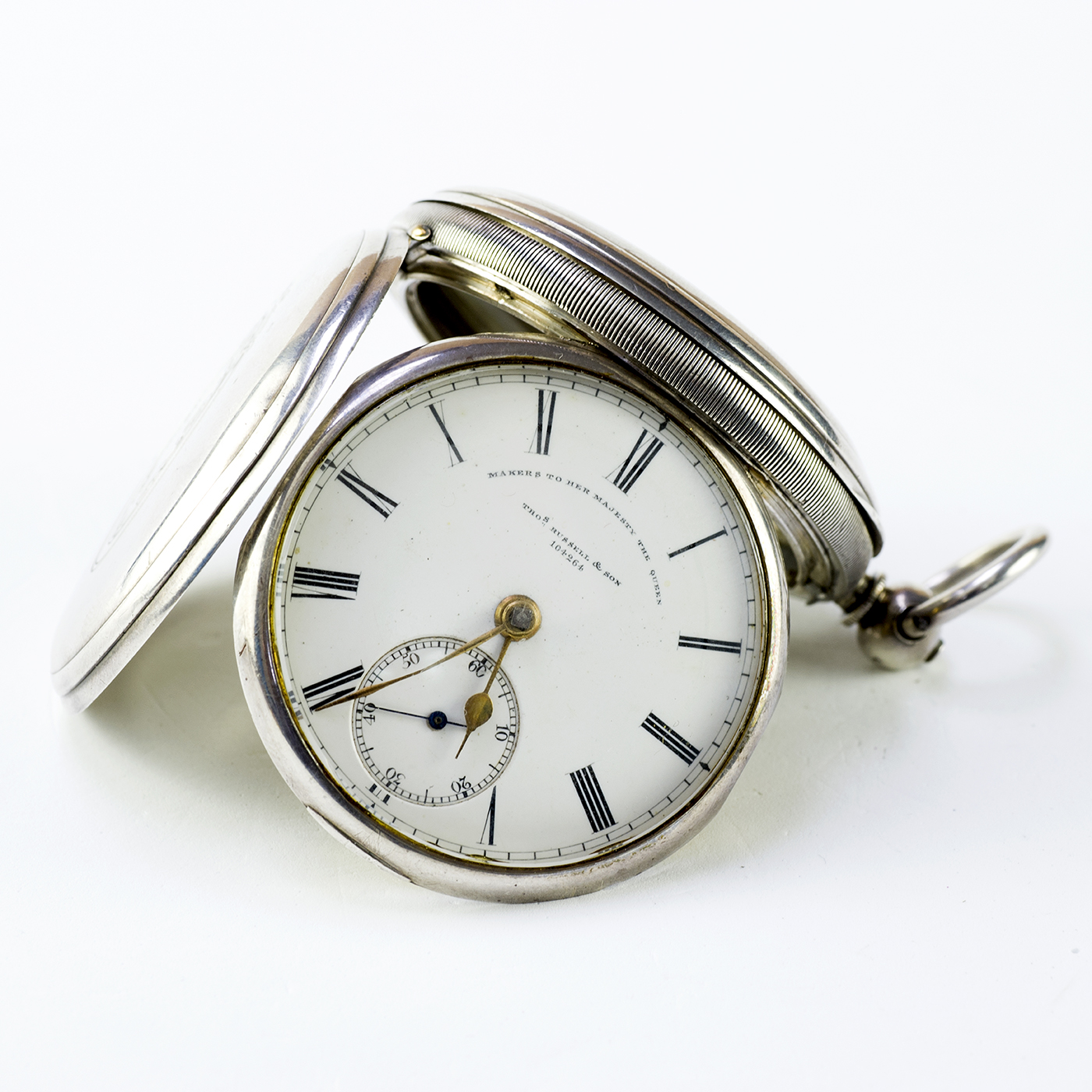 THOMAS RUSSELL & SON (Liverpool). Reloj de Bolsillo, saboneta, Half Fusee (Semicatalino). Londres, ca. 1836.