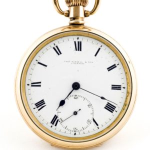 Thomass Russell and Son. Liverpool. Reloj de bolsillo para caballaro, lepine y remontoir. Ca. 1900.