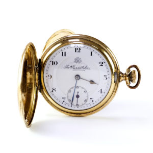 THOS.RUSSELL & SON (Liverpool). Reloj de bolsillo, saboneta y remontoir. Ca. 1900