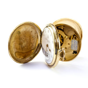 THOS.RUSSELL & SON (Liverpool). Reloj de bolsillo, saboneta y remontoir. Ca. 1900