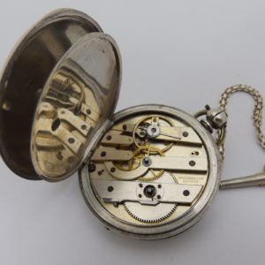 THOS.RUSSELL & SOON. Reloj de bolsillo saboneta. Finales s. XIX.
