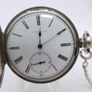 THOS.RUSSELL & SOON. Reloj de bolsillo saboneta. Finales s. XIX.