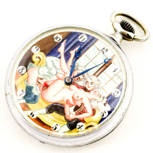 Tissot - Reloj Suizo Erótico de Bolsillo - AUTOMATÓN. Circa 1900
