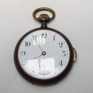 Utmost Reloj de bolsillo Suizo de repeticion de horas y cuartos a demanda. Ca. 1900.