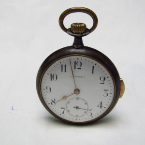 Utmost Reloj de bolsillo Suizo de repeticion de horas y cuartos a demanda. Ca. 1900.