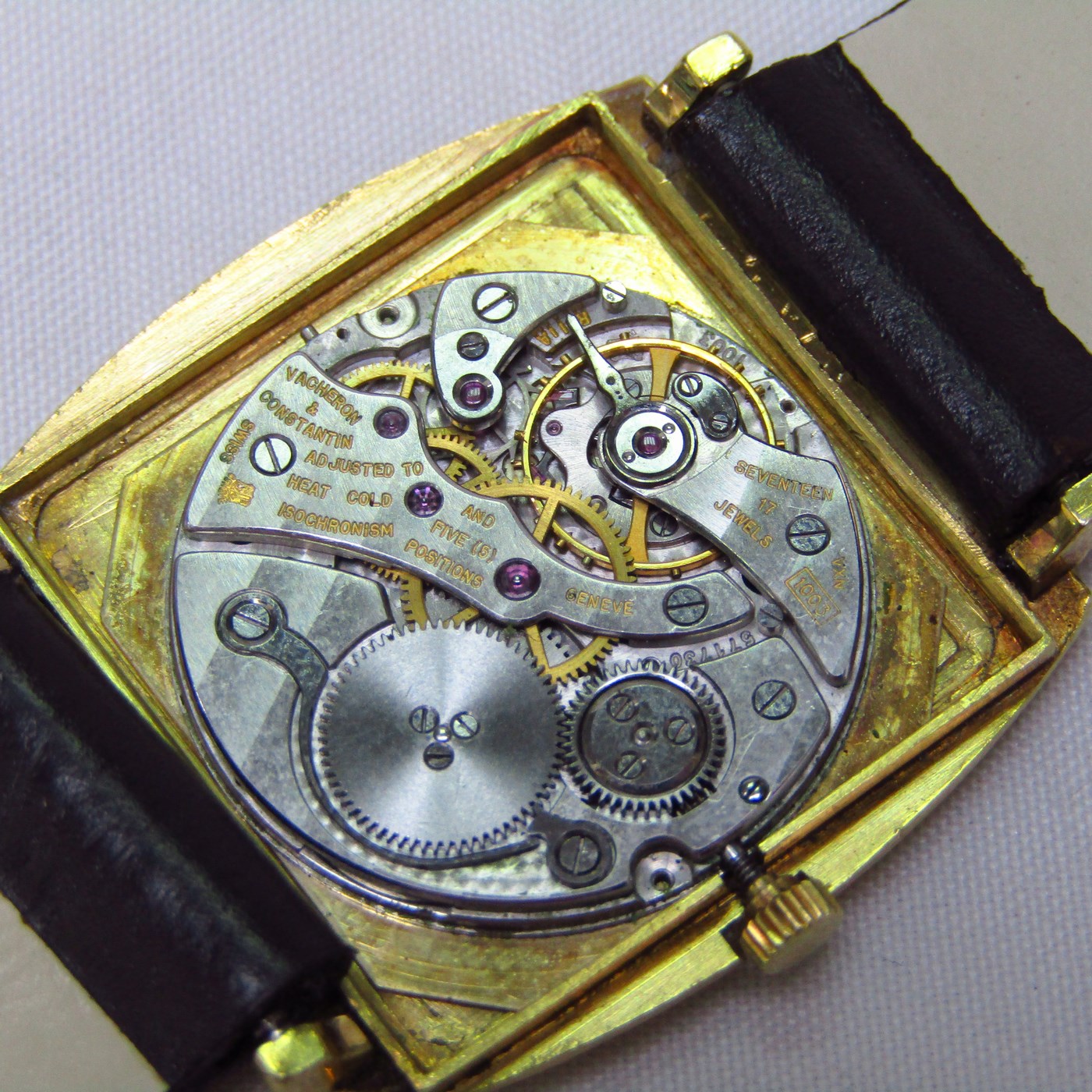 Vacheron & Constantin. Reloj de pulsera para caballero. Ca. 1960.