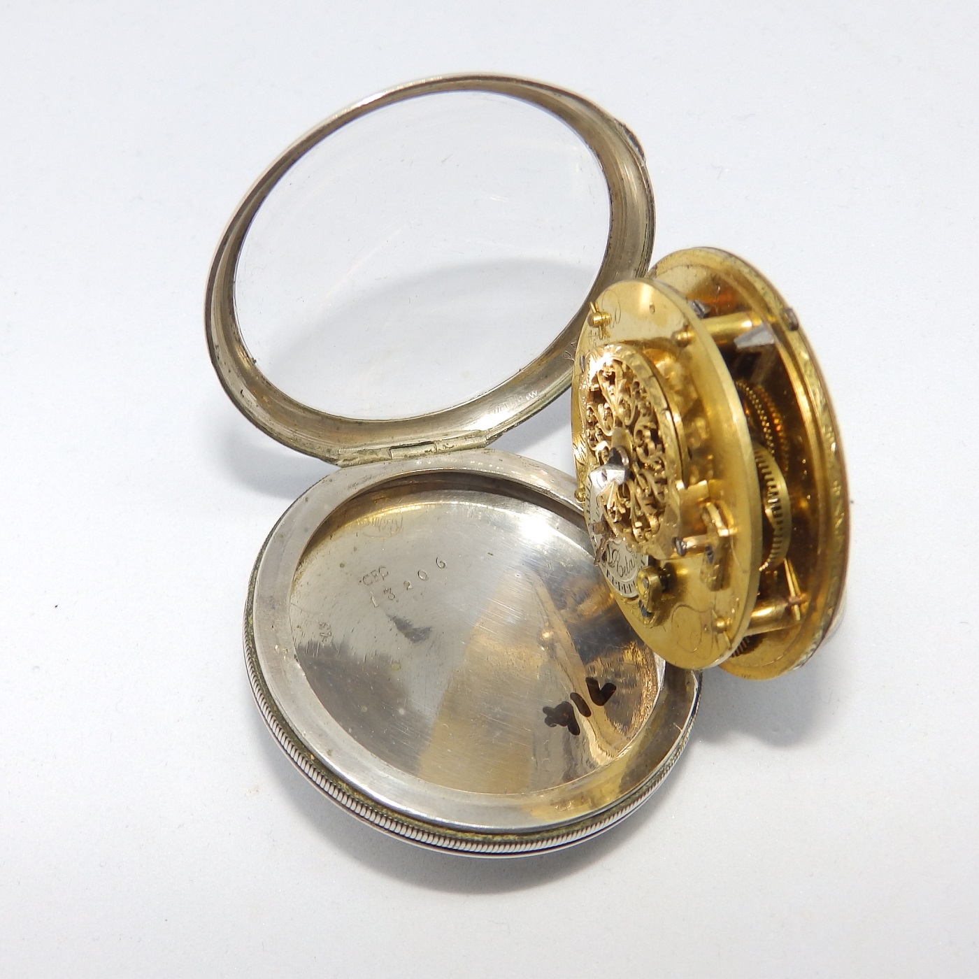 VAUCHER ET FRERES. (Baillie, pág. 325). Reloj de Bolsillo, lepine, Verge Fuseé (Catalino). Plata de Ley. Fleurier, Francia. Ca. 1800. VAUCHER ET FRERES. (Baillie, pág. 325). Reloj de Bolsillo, lepine, Verge Fuseé (Catalino). Plata de Ley. Fleurier, Francia. Ca. 1800.