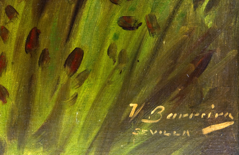 VICENTE BARREIRA. Óleo sobre lienzo. ""Retrato de Dama" VICENTE BARREIRA. Óleo sobre lienzo. ""Retrato de Dama"