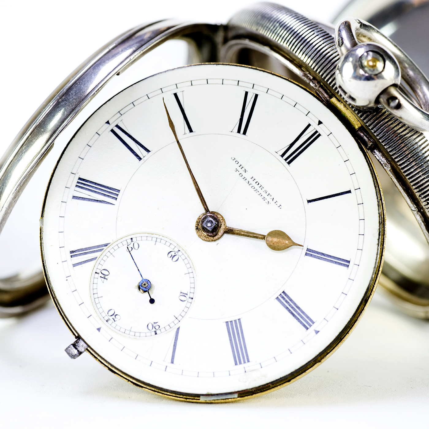 W.H. MARSHALL para JOHN HORSFALL. Reloj de bolsillo inglés, lepine, Half Fusee (Semicatalino). Chester, 1898. W.H. MARSHALL para JOHN HORSFALL. Reloj de bolsillo inglés, lepine, Half Fusee (Semicatalino). Chester, 1898.