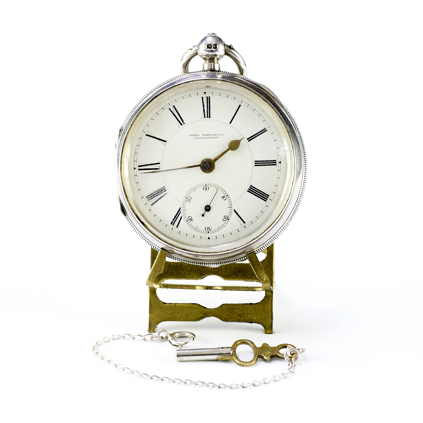 W.H. MARSHALL para JOHN HORSFALL. Reloj de bolsillo inglés, lepine, Half Fusee (Semicatalino). Chester, 1898. W.H. MARSHALL para JOHN HORSFALL. Reloj de bolsillo inglés, lepine, Half Fusee (Semicatalino). Chester, 1898.