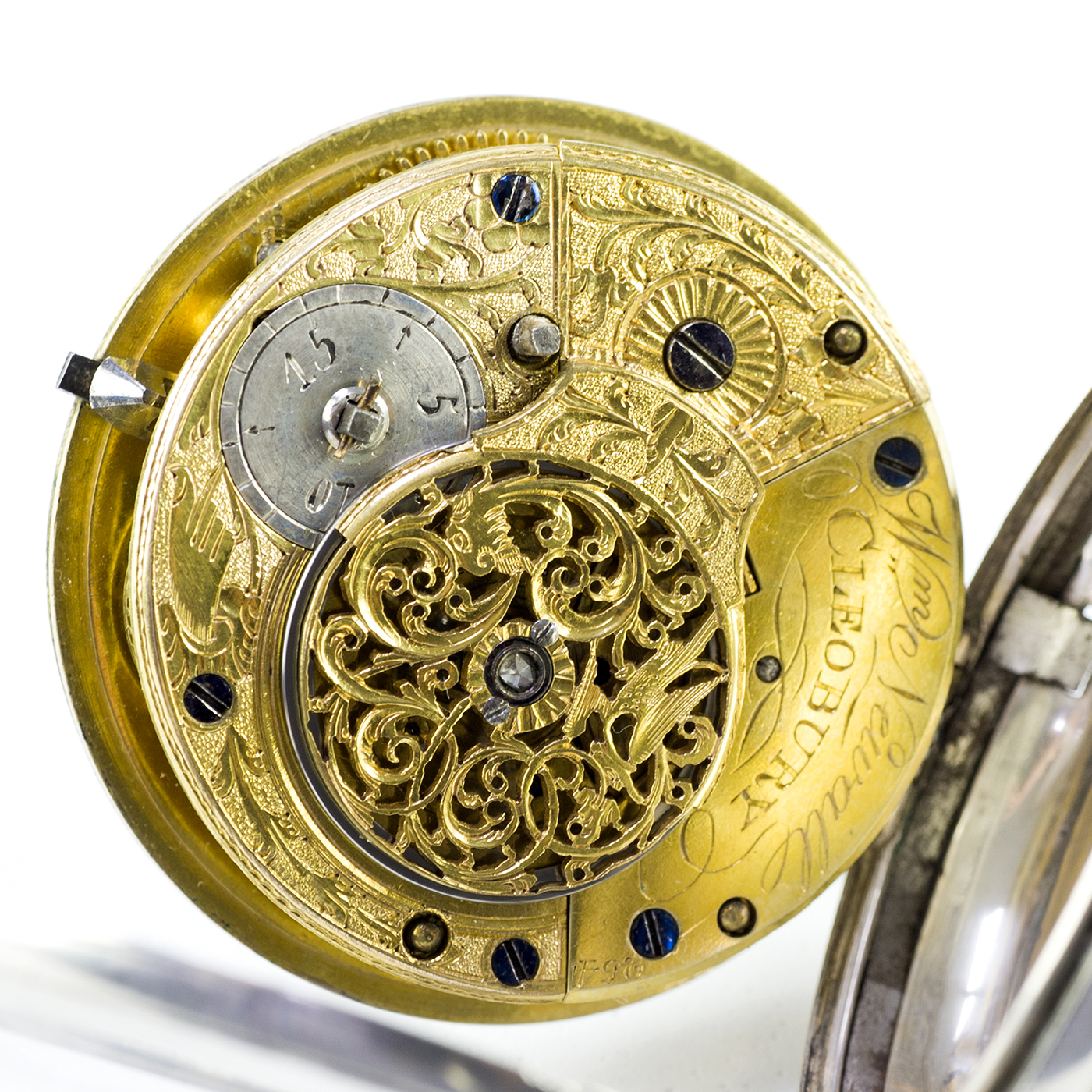 W.M. NEWALL (Cleobury) Reloj de Bolsillo, lepine, Verge Fusse. Londres, 1850. W.M. NEWALL (Cleobury) Reloj de Bolsillo, lepine, Verge Fusse. Londres, 1850.