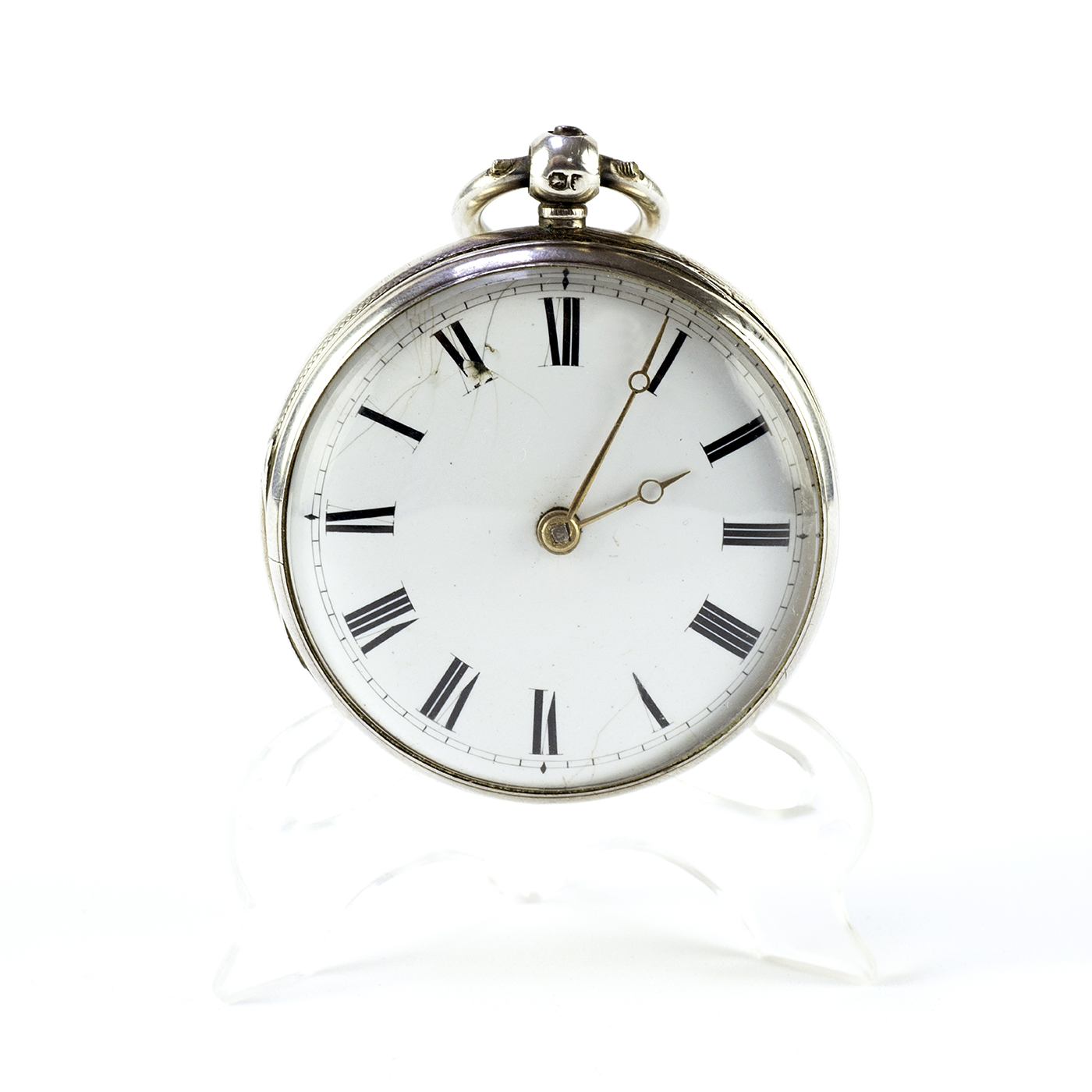 W.M. NEWALL (Cleobury) Reloj de Bolsillo, lepine, Verge Fusse. Londres, 1850.