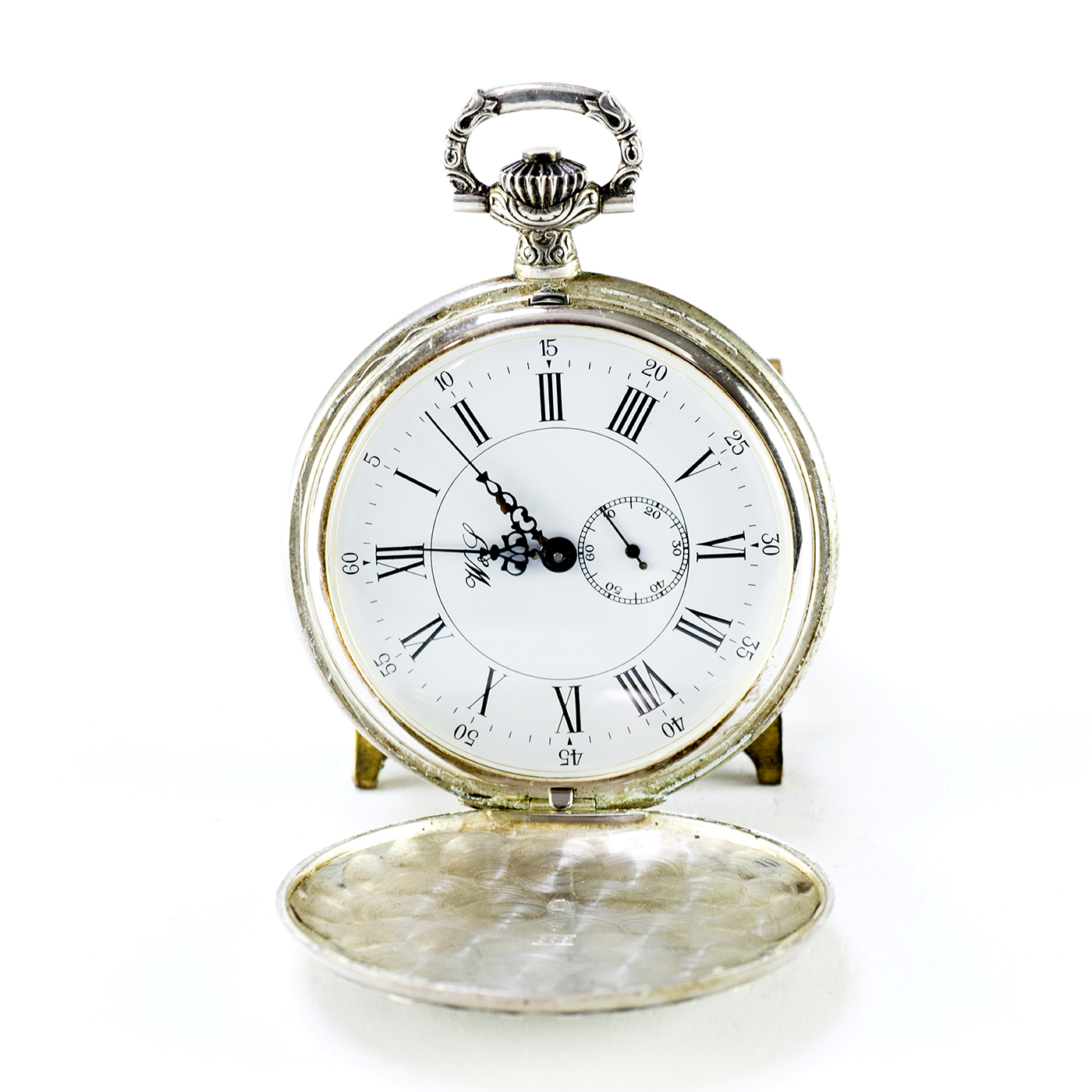 W&S. Reloj de Bolsillo, saboneta y remontoir. Siglo XX. W&S. Reloj de Bolsillo, saboneta y remontoir. Siglo XX.