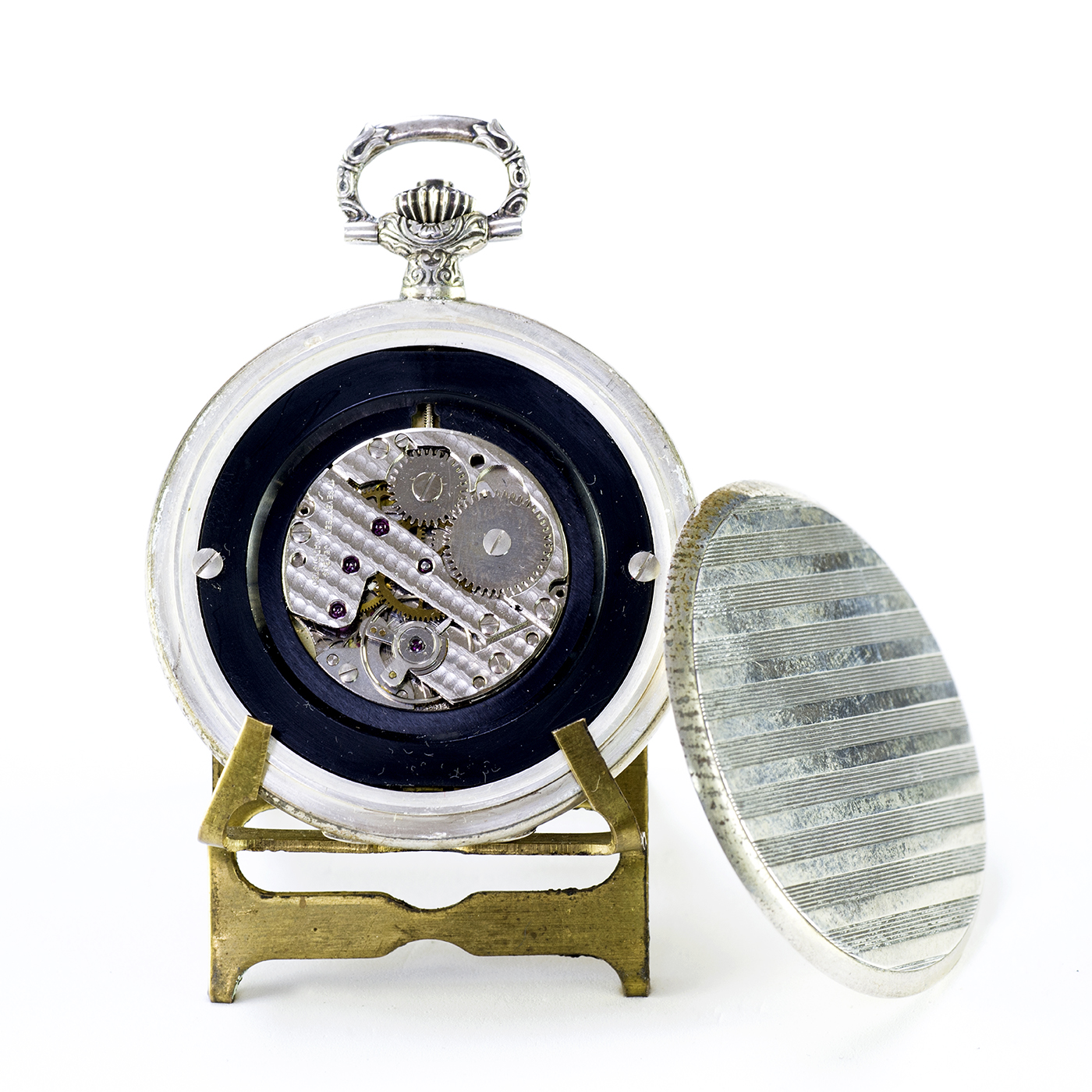 W&S. Reloj de Bolsillo, saboneta y remontoir. Siglo XX. W&S. Reloj de Bolsillo, saboneta y remontoir. Siglo XX.