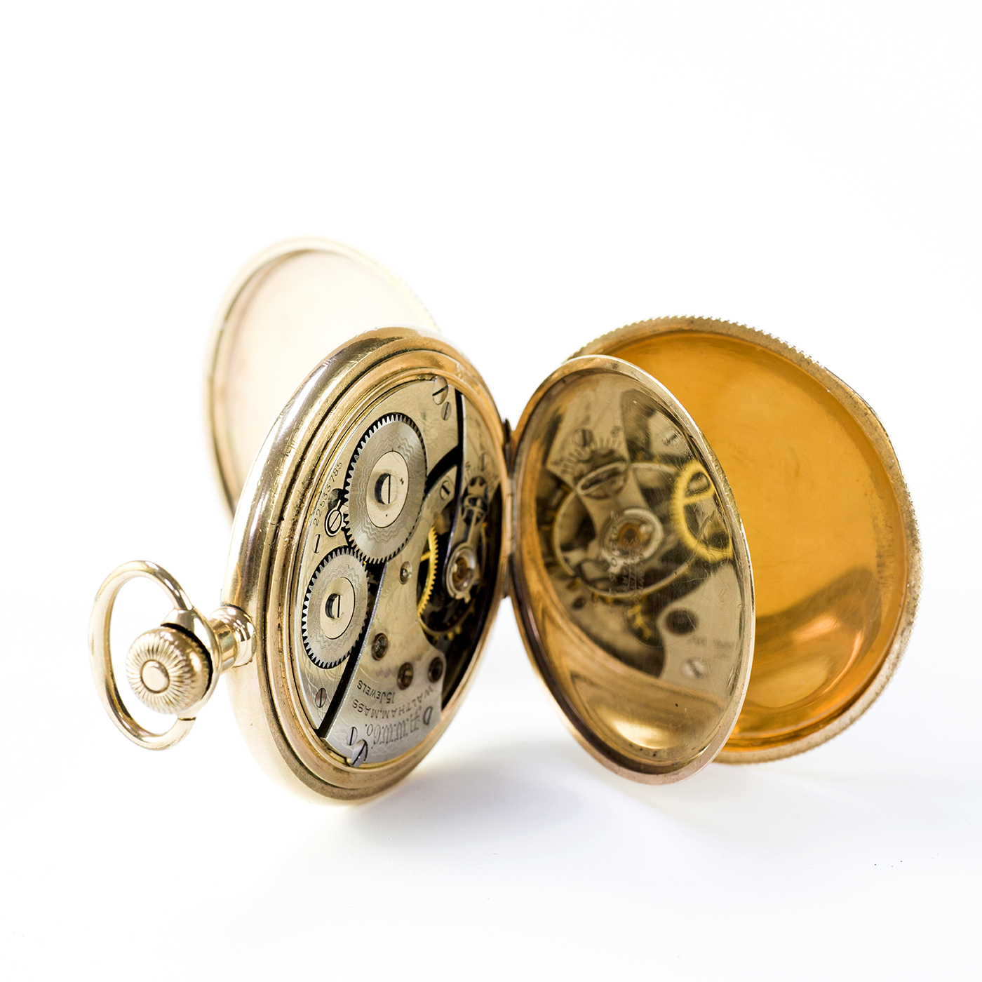 WALTHAM, MASS. (USA). Reloj de bolsillo, saboneta y remontoir. Año 1918 WALTHAM, MASS. (USA). Reloj de bolsillo, saboneta y remontoir. Año 1918