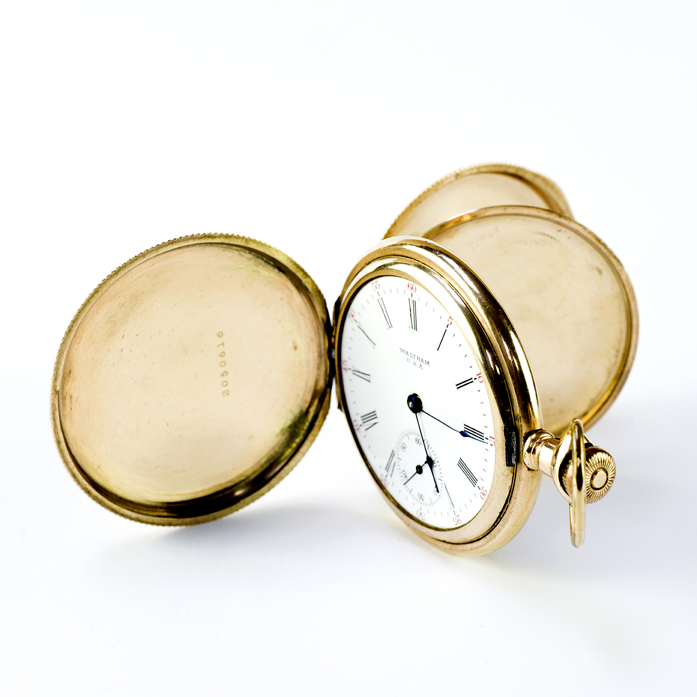 WALTHAM, MASS. (USA). Reloj de bolsillo, saboneta y remontoir. Año 1918 WALTHAM, MASS. (USA). Reloj de bolsillo, saboneta y remontoir. Año 1918