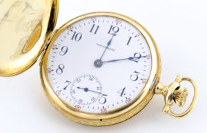 Waltham. Reloj de bolsillo saboneta. Circa, 1914.