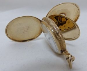 Waltham. Reloj de colgar de señora, saboneta. Año, 1882.