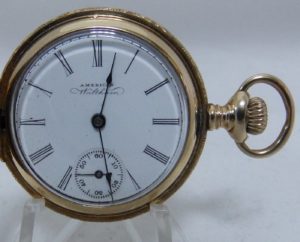 Waltham. Reloj de colgar de señora, saboneta. Año, 1882.