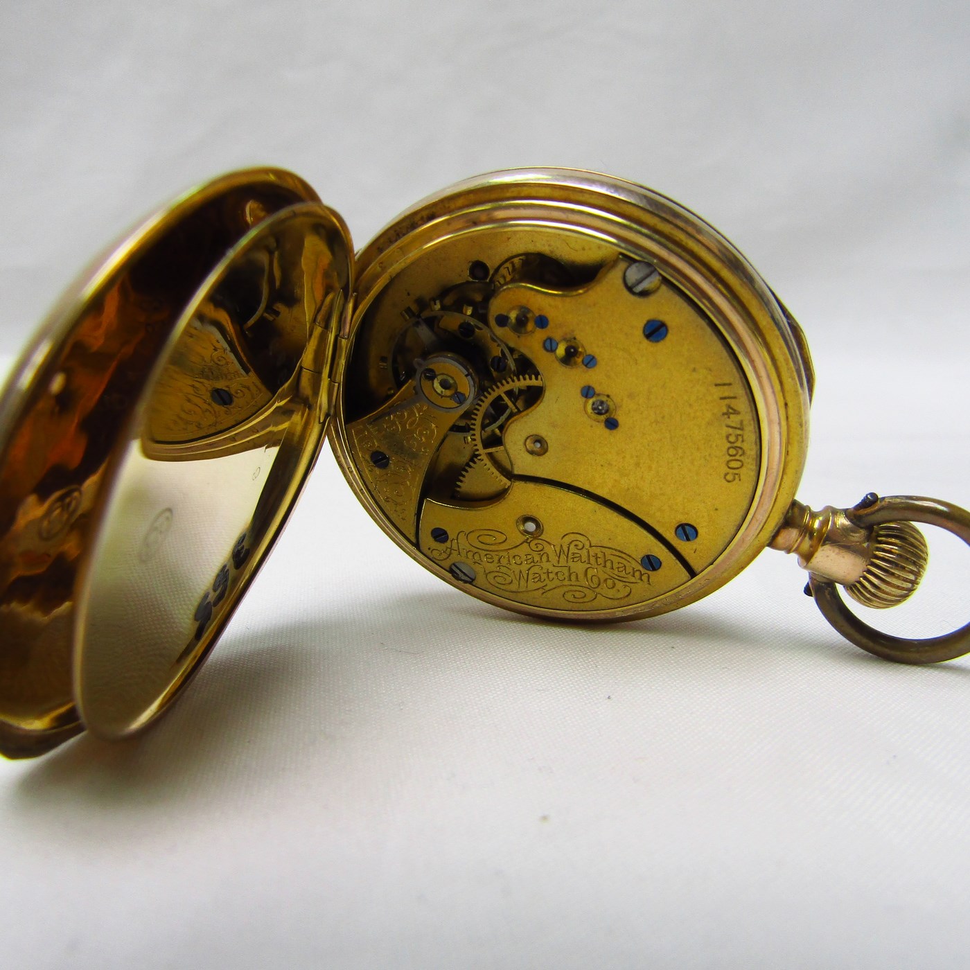 WALTHAM. Reloj de colgar lepine y remontoir. USA, 1902. WALTHAM. Reloj de colgar lepine y remontoir. USA, 1902.