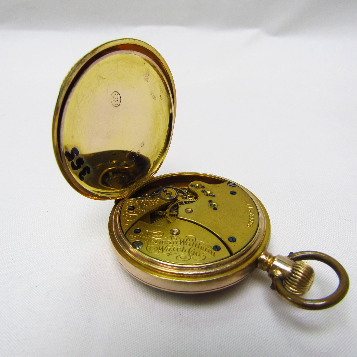 WALTHAM. Reloj de colgar lepine y remontoir. USA, 1902. WALTHAM. Reloj de colgar lepine y remontoir. USA, 1902.